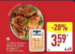 ALDI Hauts de cuisse de poulet offre