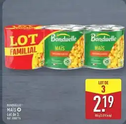 ALDI Bonduelle - lot de 3 offre