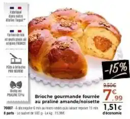 Thiriet Brioche gourmande fourrée offre
