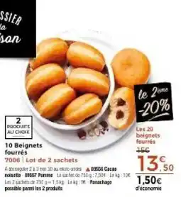Thiriet Beignets fourrés offre