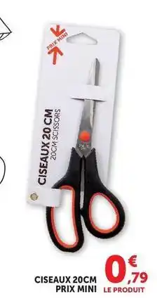 Hyper U Prix mini - ciseaux 20cm offre
