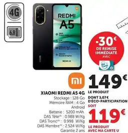 Hyper U Xiaomi - redmi a5 4g offre