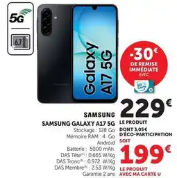 Hyper U Samsung - galaxy a17 5g offre