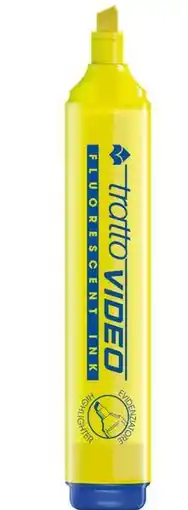 Bureau Vallée Tratto - surligneur jaune fluo offre