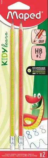 Bureau Vallée Maped - 2 crayons graphites kidy'learn offre