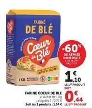 Hyper U Coeur de ble - farine offre