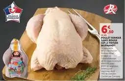 Hyper U Le paysan normand - poulet fermier label rouge igp offre