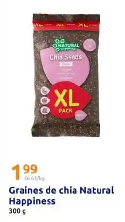 Action Natural happiness - graines de chia natural offre
