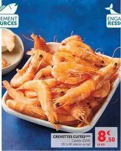 Hyper U Crevettes cuite offre