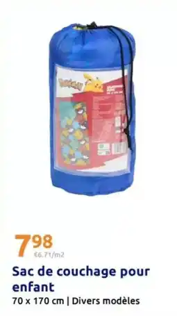 Action Sac de couchage pour enfant offre