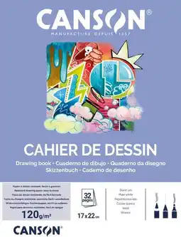 Bureau Vallée Canson - cahier de dessin offre