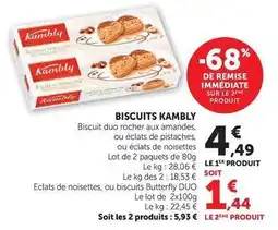 U Express Kambly - biscuits offre