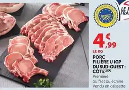U Express U - porc filière igp du sud-ouest: côte offre