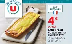 U Express U - bande flan au lait entier 6 parts offre