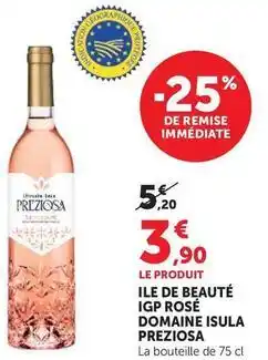 U Express Domaine isula preziosa - ile de beaute igp rosé offre