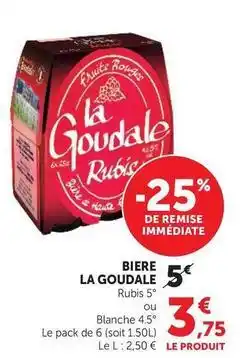 U Express La goudale - biere offre