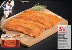 Hyper U Madrange - poitrine de porc marinee cote plaisir offre