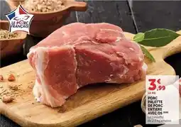 Hyper U Porc palette de porc entiere avec os offre