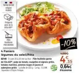 Thiriet 4 Paniers legumes du soleil/feta offre