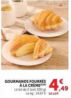 U Express Gourmands fourrés à la crème offre