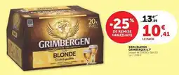 Hyper U Grimbergen - bière blonde offre