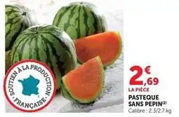 U Express Pasteque sans pepin offre