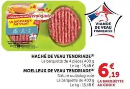 U Express Tendriade - hache de veau offre