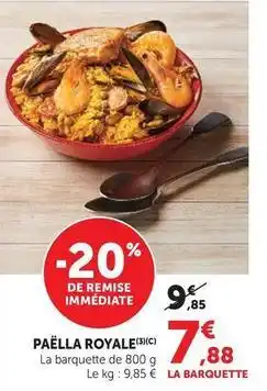 U Express Paëlla royale offre
