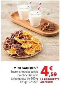 U Express Mini gaufres offre