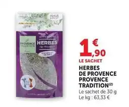 U Express Provence tradition - herbes de provence offre