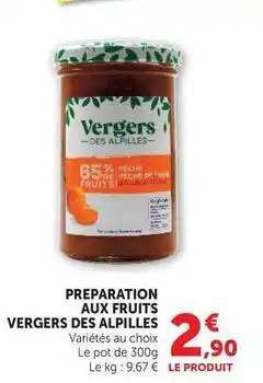 U Express Vergers des alpilles - preparation aux fruits offre