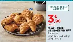 U Express U - assortiment viennoiseries offre