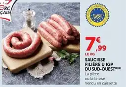 U Express U - saucisse filière igp du sud-ouest offre