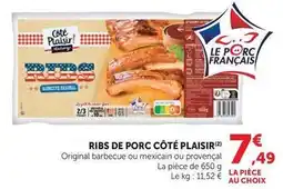 U Express Cote plaisir - ribs de porc offre