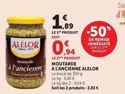 U Express Alelor - moutarde a l'ancienne offre