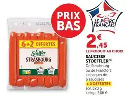 U Express Stoeffler - saucisse offre