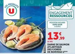 Super U U - darne de saumon atlantique des fjords de norvege offre