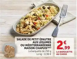 Super U Maison chapuis - salade de petit épautre aux légumes offre