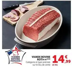 Super U Viande bovine roti offre