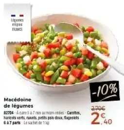 Thiriet Macédoine de légumes offre