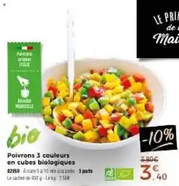 Thiriet Poivrons 3 couleurs offre