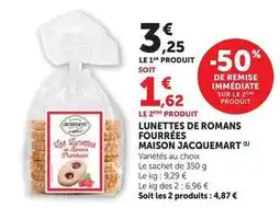 U Express Jacquemart - lunettes de romans fourrées maison offre