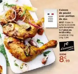 Thiriet Cuisses de poulet avec portion de dos offre