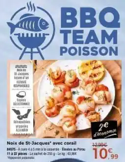 Thiriet BBQ TEAM POISSON Noix de St-Jacques offre