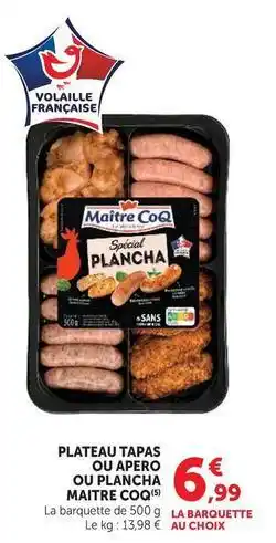 U Express Maître coq - plateau tapas offre