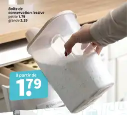 Wibra Electrolu Boîte de conservation lessive offre