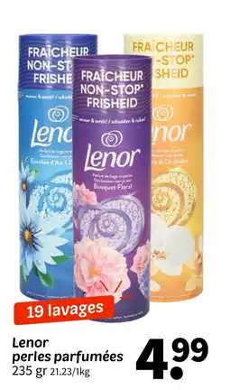 Wibra Lenor perles parfumées offre