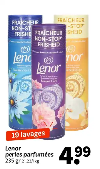 Wibra Lenor perles parfumées offre