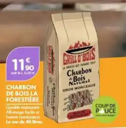 Point Vert Charbon de bois la forestière offre