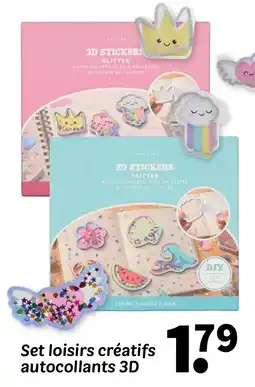 Wibra CRAFTLAB 3D STICKERS GLITTER offre